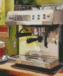 coffee machine art Diamond Paintings