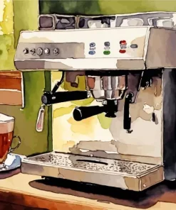 coffee machine art Diamond Paintings