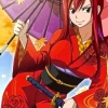 cool erza kimono Diamond Paintings