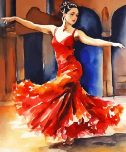 cool flamenco dancer art Diamond Paintings