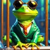 cool frog with glasses Diamond Paintings