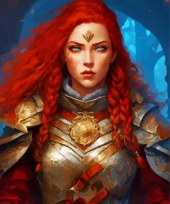 cool warrior face Diamond Paintings
