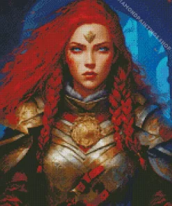 cool warrior face Diamond Paintings