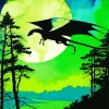 dragon silhouette Diamond Paintings