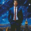 elegant galaxy man Diamond Paintings