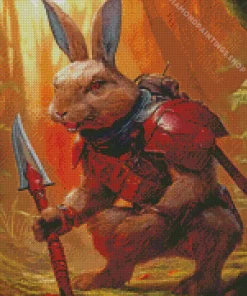evil bunny warrior Diamond Dotz