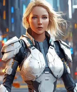female robocop Diamond Paintings