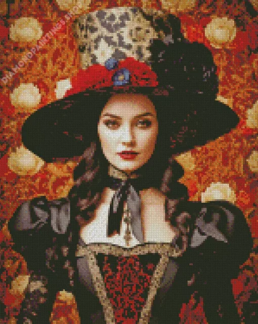 female victorian steampunk art Diamond Paintings