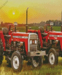 ferguson tractors Diamond With Numbers
