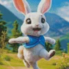 fun rabbit art Diamond Paintings