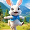 fun rabbit art Diamond Paintings