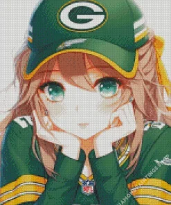 green bay packers anime Diamond Paintings