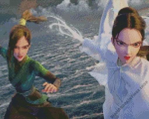 green snake characters Diamond Paintings