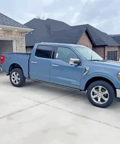 grey blue truck car Diamond Paintings