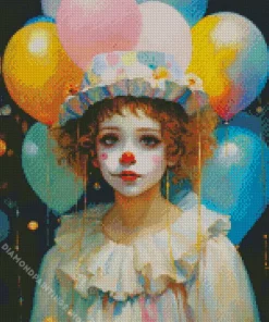 little mime girl Diamond Paintings