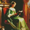 nerd lady in ewardian era Diamond Paintings