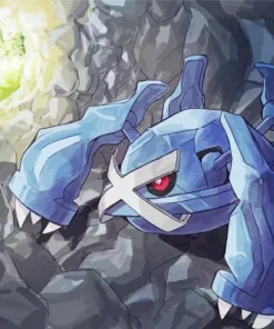 pokemon Metagross art Diamond With Numbers
