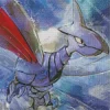 pokemon Skarmory anime Diamond With Numbers