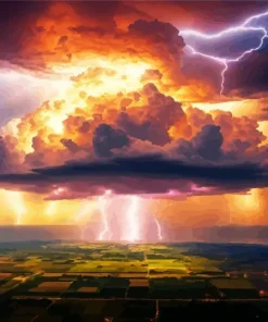 stormy clouds Diamond Paintings