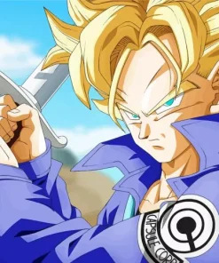 super saiyan trunks Diamond Paintings