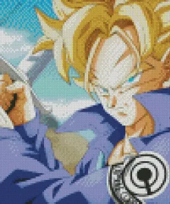 super saiyan trunks Diamond Paintings