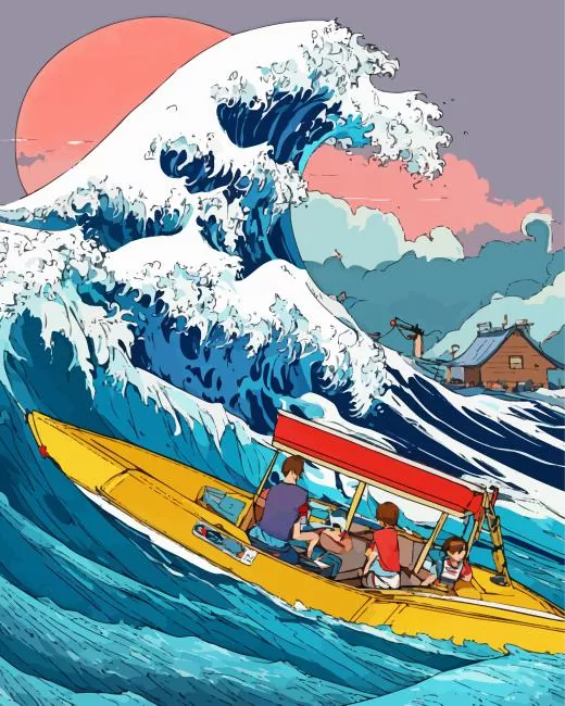 the journey Through the Great Wave Diamond Paintings the journey Through the Great Wave Diamond Paintings