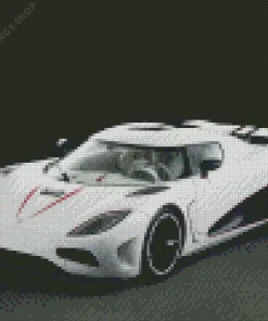 white agera r Diamond Paintings