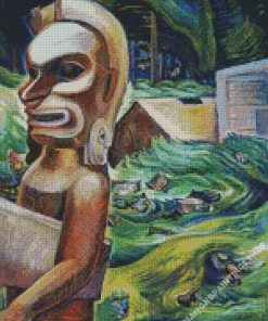 zunoqua of the cat village by emily carr Diamond Paintings