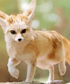Wild blond fox Diamond Paintings