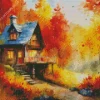 aesthetic fall farmhouse landscape Diamond Paints