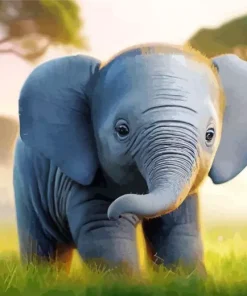 baby elephant Diamond Paints