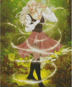 bard girl Diamond Dotz