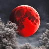 blood moon Diamond With Numbers
