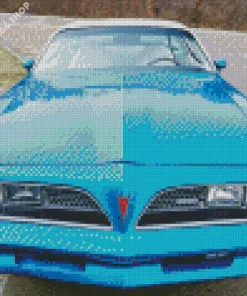 blue 1977 trans am Diamond Paints