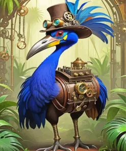 cool The cassowary Diamond Paintings