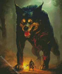 fantasy cerberus art Diamond Paints