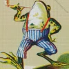 frog smoking Diamond Paintings