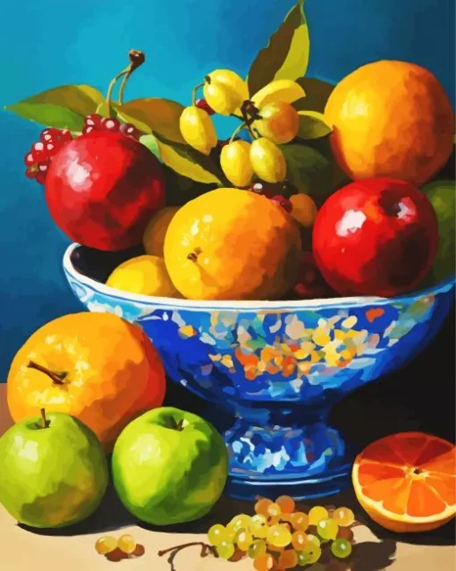 fruit bowl art Diamond Paintings