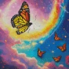 galaxy butterflies Diamond Paintings