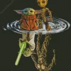 groot and yoda reflection Diamond Dotz