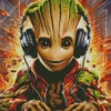 groot dj Diamond Paintings