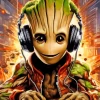 groot dj Diamond Paintings