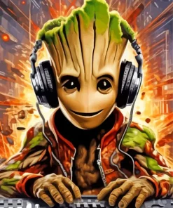 groot dj Diamond Paintings