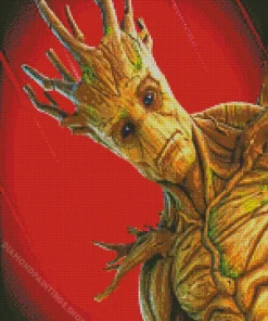 groot in fortnite Diamond Paintings