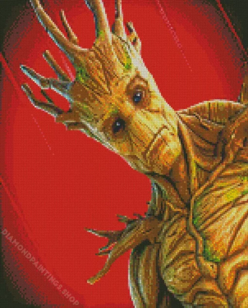 groot in fortnite Diamond Paintings