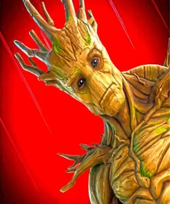 groot in fortnite Diamond Paintings