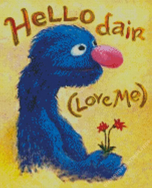 grover personaggio art Diamond Paintings