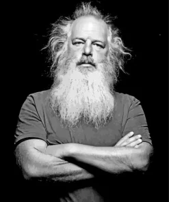monochrome Rick Rubin Diamond Paintings