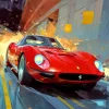 old ferrari art Diamond Paintings