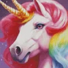 pink unicorn Diamond Paintings
